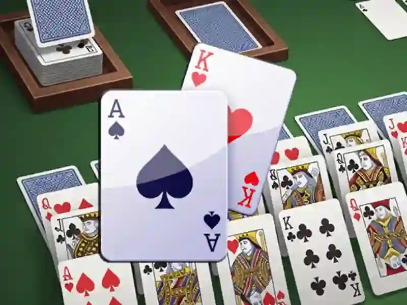 Mäng Double Klondike Solitaire kaart Internetis