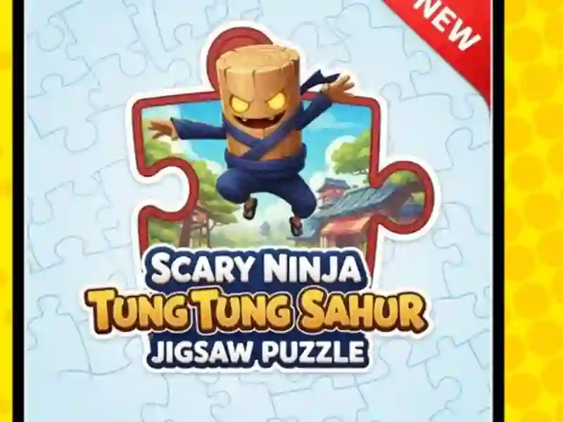 Mäng Hirmutav ninja tung tung sahur jigsaw mõistatus Internetis