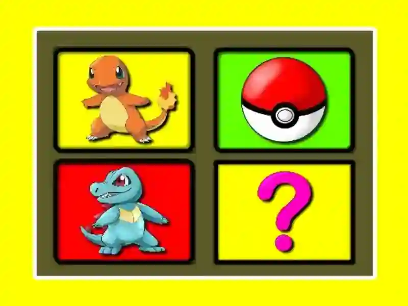 Mäng Pokemoni mälu aeg Internetis