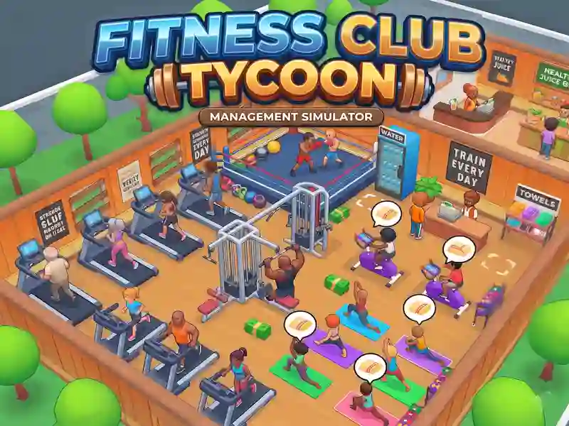 Mäng Fitness Club Tycoon Internetis