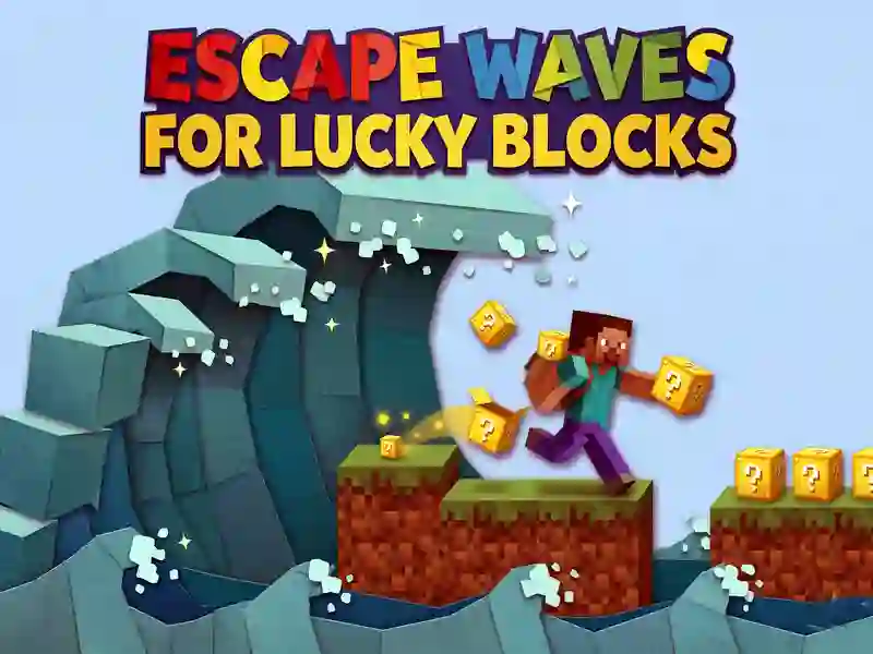 Mäng Escape Waves for Lucky Blocks Internetis