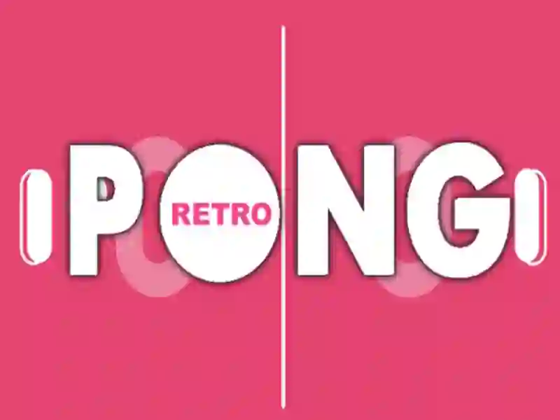 Mäng Retro Pong Internetis