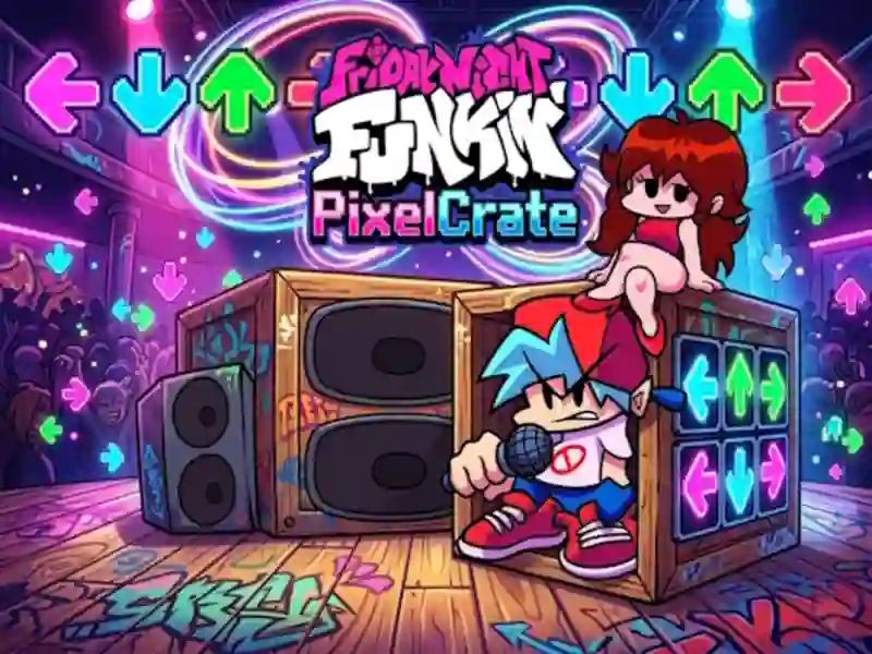 Mäng Friday Night Funkin PixelCrate Internetis