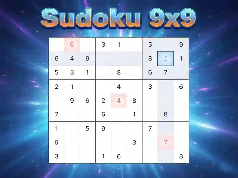 Mäng Sudoku 9x9 Internetis