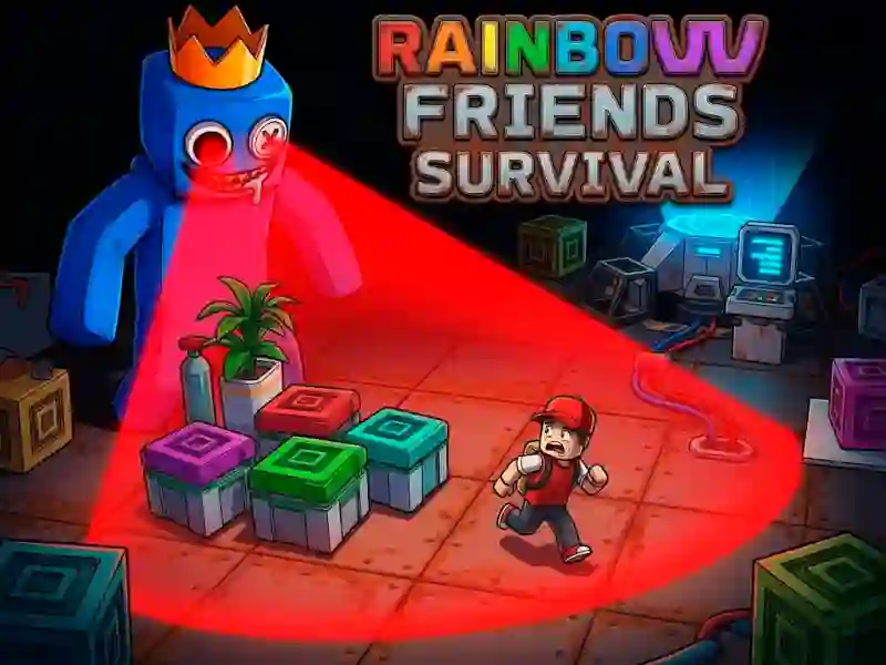 Mäng Rainbow Friends Survival Internetis