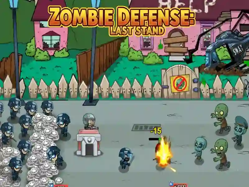 Mäng Zombie Defense: Last Stand Internetis