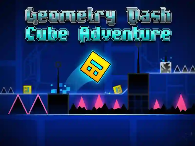Mäng Geometry Dash Cube Adventure Internetis