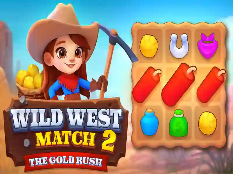 Mäng Wild West Match 2: Gold Rush Internetis