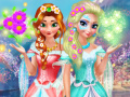 Mäng Anna ja Elsa make-over Internetis