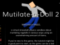 Mäng Mutilate a Doll 2: Ragdoll Internetis