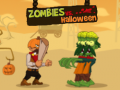 Mäng Zombid vs Halloween Internetis