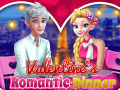 Mäng Romantiline õhtusöök Valentini päeval Internetis