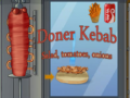 Mäng Doner kebabi salat, tomatid, sibulad Internetis