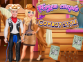 Mäng Külmunud Paar Cowboy Stiilis Internetis