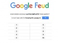 Mäng Google Feud Internetis