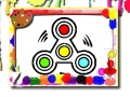 Mäng Fidget Spinner Värvimisraamat Internetis