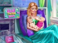 Mäng Ellie kaksikute sünnitus Internetis