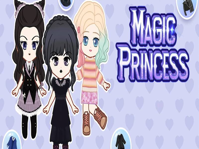 Mäng Magic Princess: riietuge nukk Internetis