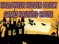 Mäng Halloween Peidetud Esmeme Mängud Kummitusmaja Internetis