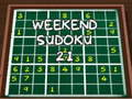Mäng Nädalavahetuse Sudoku 21 Internetis