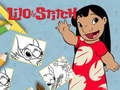 Mäng Joonistuste raamat Lilo ja Stitch Internetis