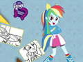 Mäng Equestria Girls Värviraamat Internetis