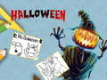 Mäng Halloween'i värviraamat Internetis