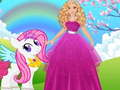 Mäng Barbie ja Poni Riietamine Internetis