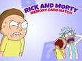 Mäng Ricki ja Morty mälu kaartide mäng Internetis