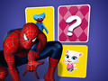 Mäng Spiderman Mälukaartide mäng Internetis