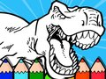 Mäng Dino-de värvimine lastele Internetis