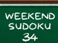 Mäng Nädalavahetuse Sudoku 34 Internetis