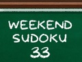 Mäng Nädala Lõpu Sudoku 33 Internetis