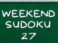 Mäng Nädala Lõpu Sudoku 27 Internetis