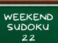 Mäng Nädala Lõpu Sudoku 22 Internetis