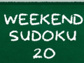 Mäng Nädala Sudoku 20 Internetis