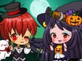 Mäng Halloweeni Chibi Paar Internetis