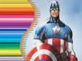 Mäng Värvimisraamat Captain Americale Internetis