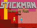 Mäng Stickman Steve vs Alex Nether Internetis