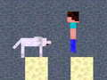 Mäng Minicraft: Steve'i ja Hunt Seiklus Internetis