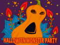 Mäng Halloweeni Monster Party Pusles Internetis