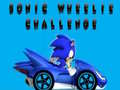 Mäng Sonic Wheelie Väljakutse Internetis