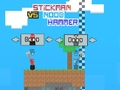 Mäng Stickman vs Noob Haamer Internetis