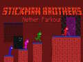 Mäng Stickman Vennaid Nether Parkour Internetis