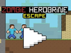 Mäng Zombie Herobrine Põgenemine Internetis