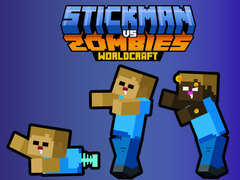Mäng Stickman vs Zombid WorldCraft Internetis