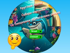 Mäng Ümar Pusle Kogu Naljakate Ookeani Elanike Pilte Internetis