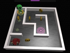 Mäng 3D Labürint ja Robot Internetis