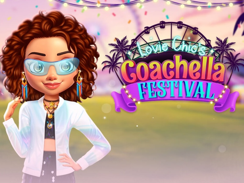 Mäng Lovie Chic Coachella festival Internetis