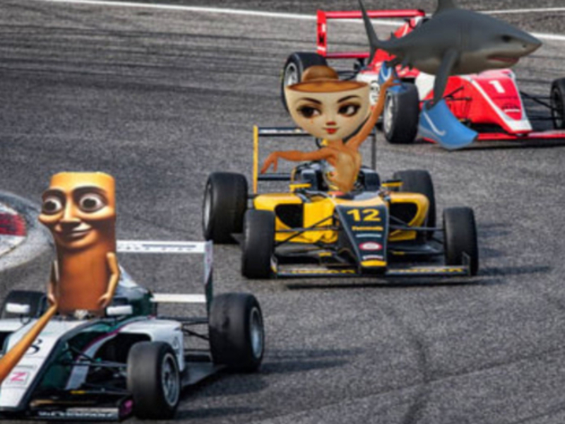 Mäng Brainrot Tung Tung Racing Internetis